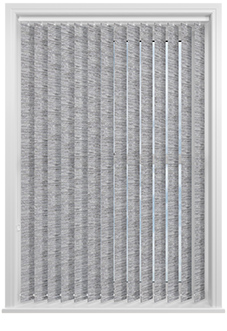 Bamburgh, Grey Haze - Vertical Blind